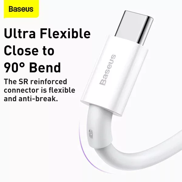 کابل USB به USB-C باسئوس مدل  (CATYS-02 (6A 66W طول 1 متر