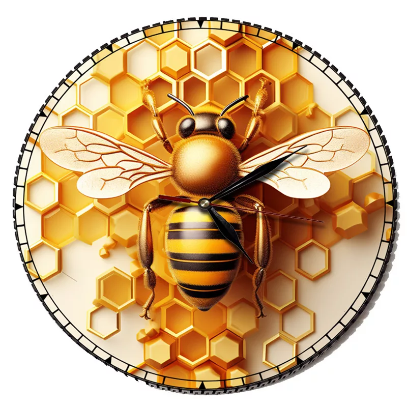 ساعت دیواری مدل زنبور عسل