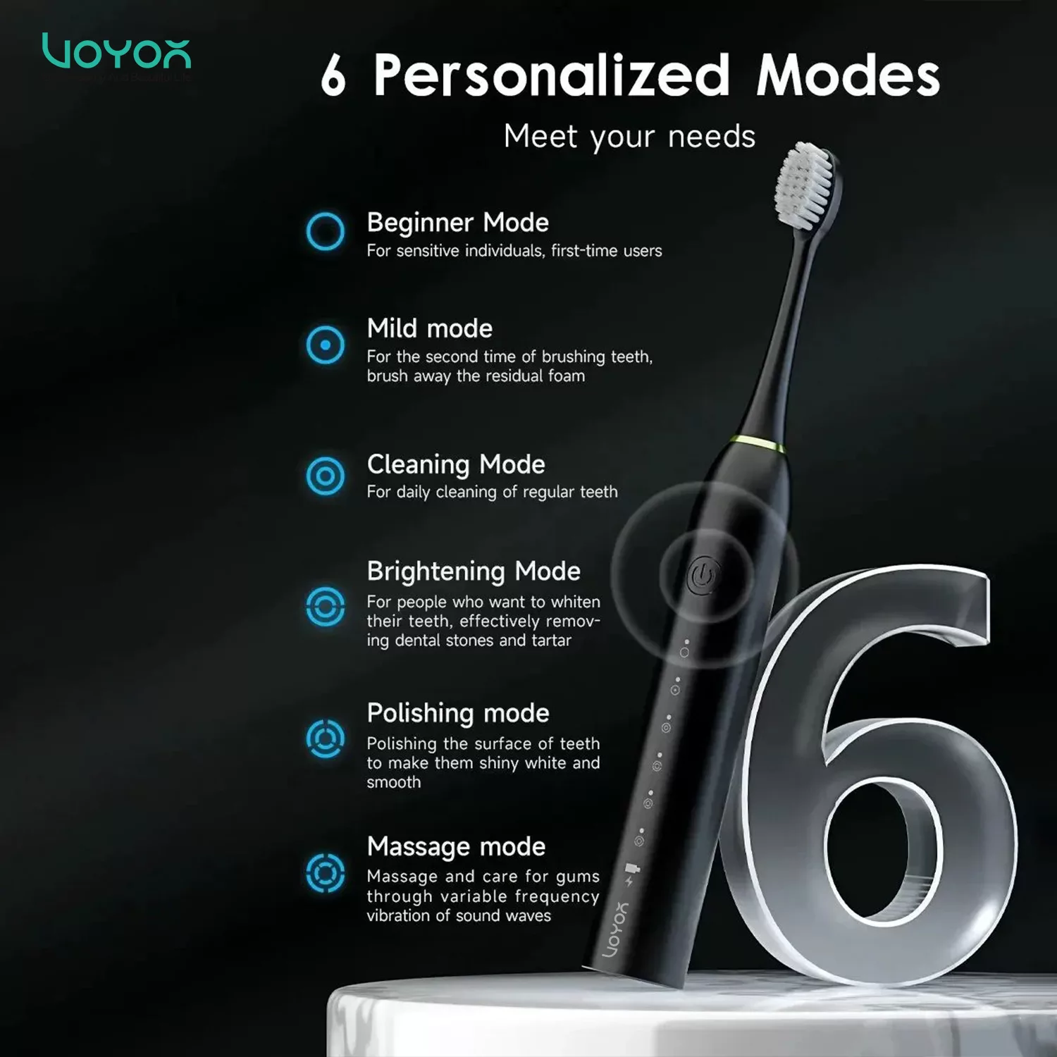 مسواک برقی وویور مدل X‑3 به همراه 3 سری یدک