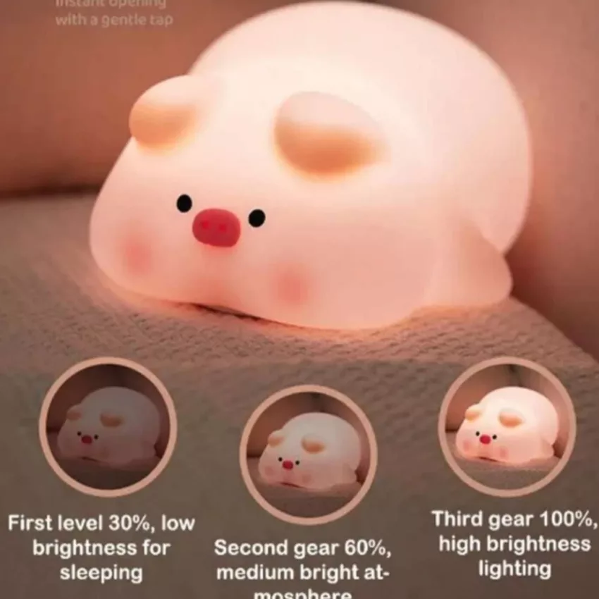 چراغ خواب کودک مدل خوک