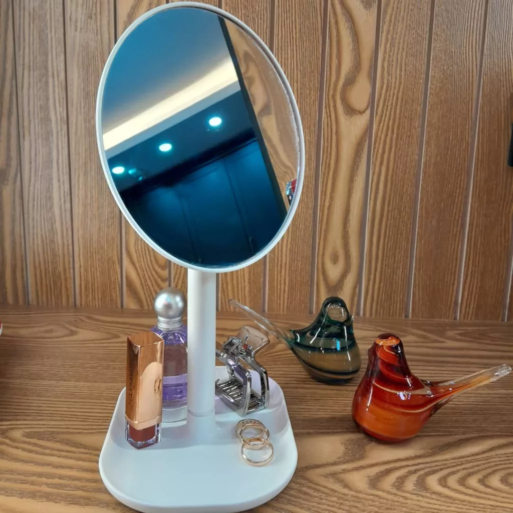 آینه آرایشی رومیزی مدل گلوری