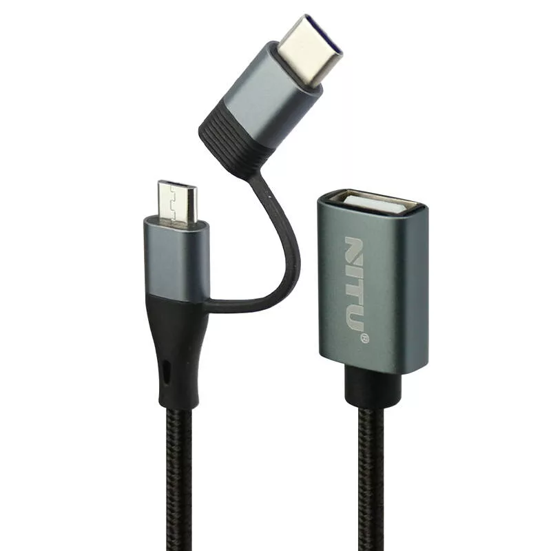 کابل OTG USB-C / microUSB نیتو مدل NT-CN20