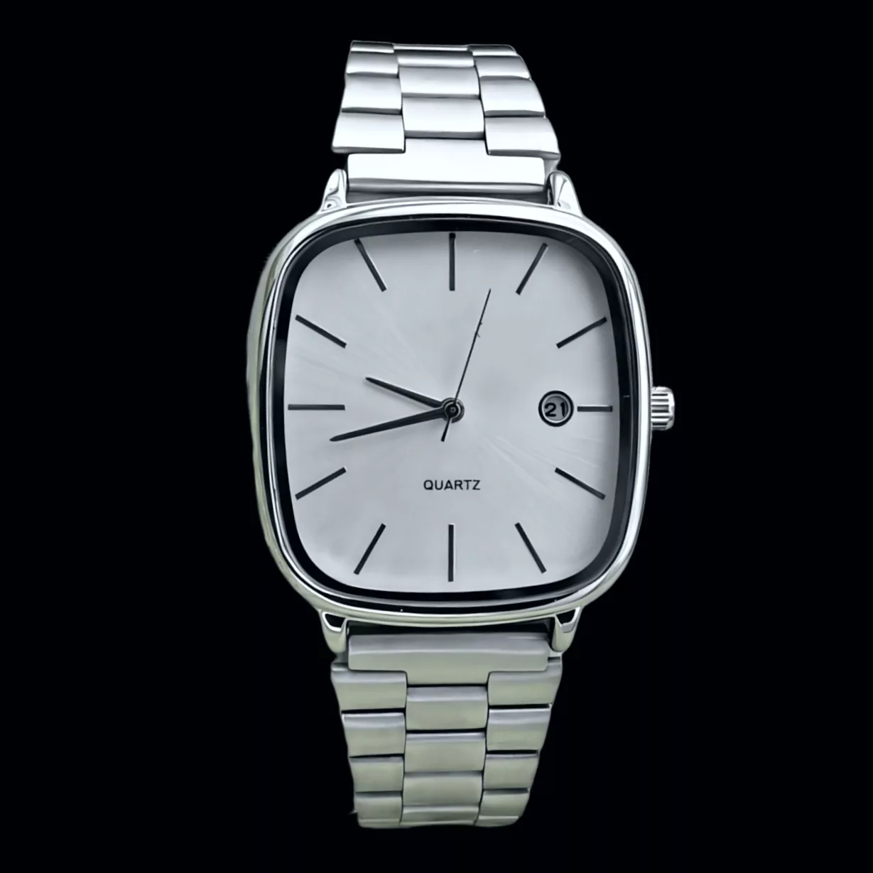 ساعت مچی عقربه ای مدل کلاسیک بند آجری کد NS