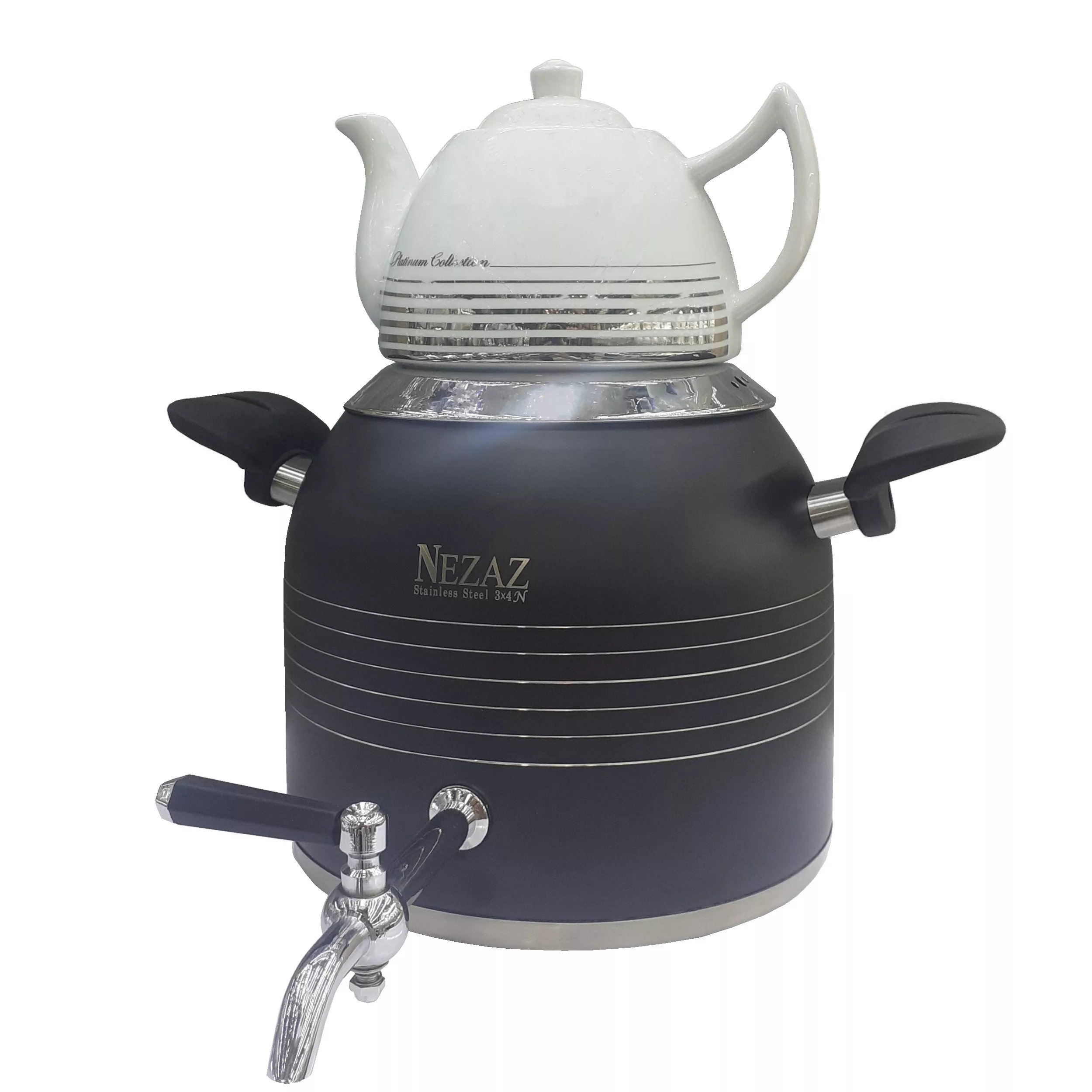 ست کتری و قوری نزاز مدل قالب ترک