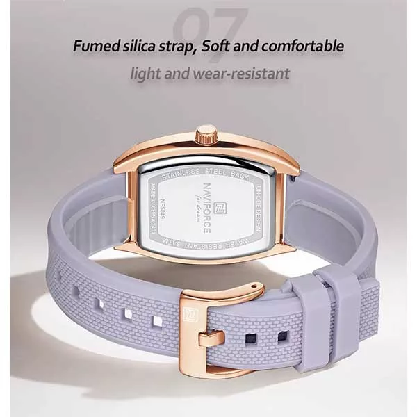 ساعت مچی عقربه‌ای کوارتز زنانه نیوی فورس مدل NF5049RGPE