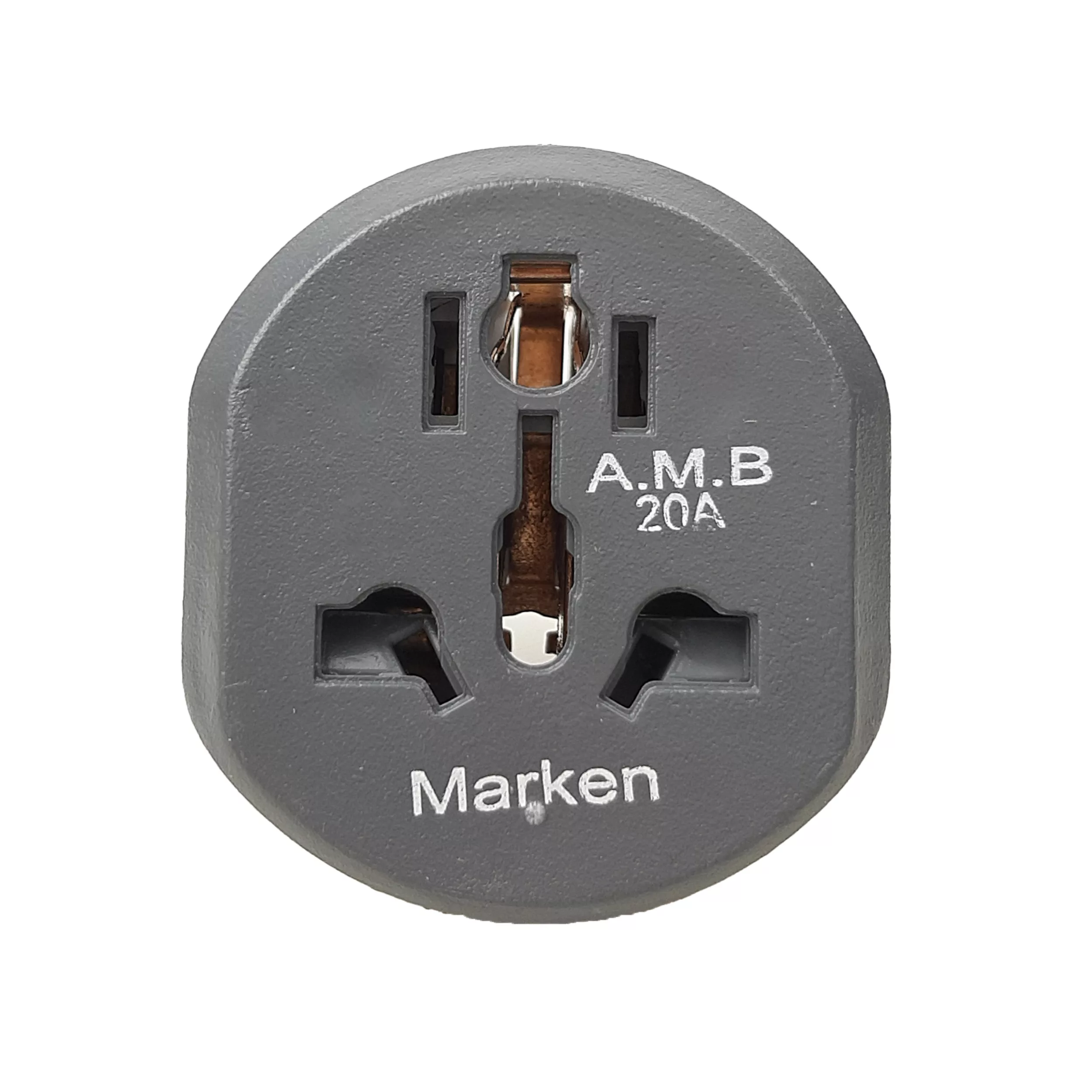 دو شاخه تبدیل برق 3 به 2 مارکن مدل هیرو پاور کد 20A مجموعه 10 عددی