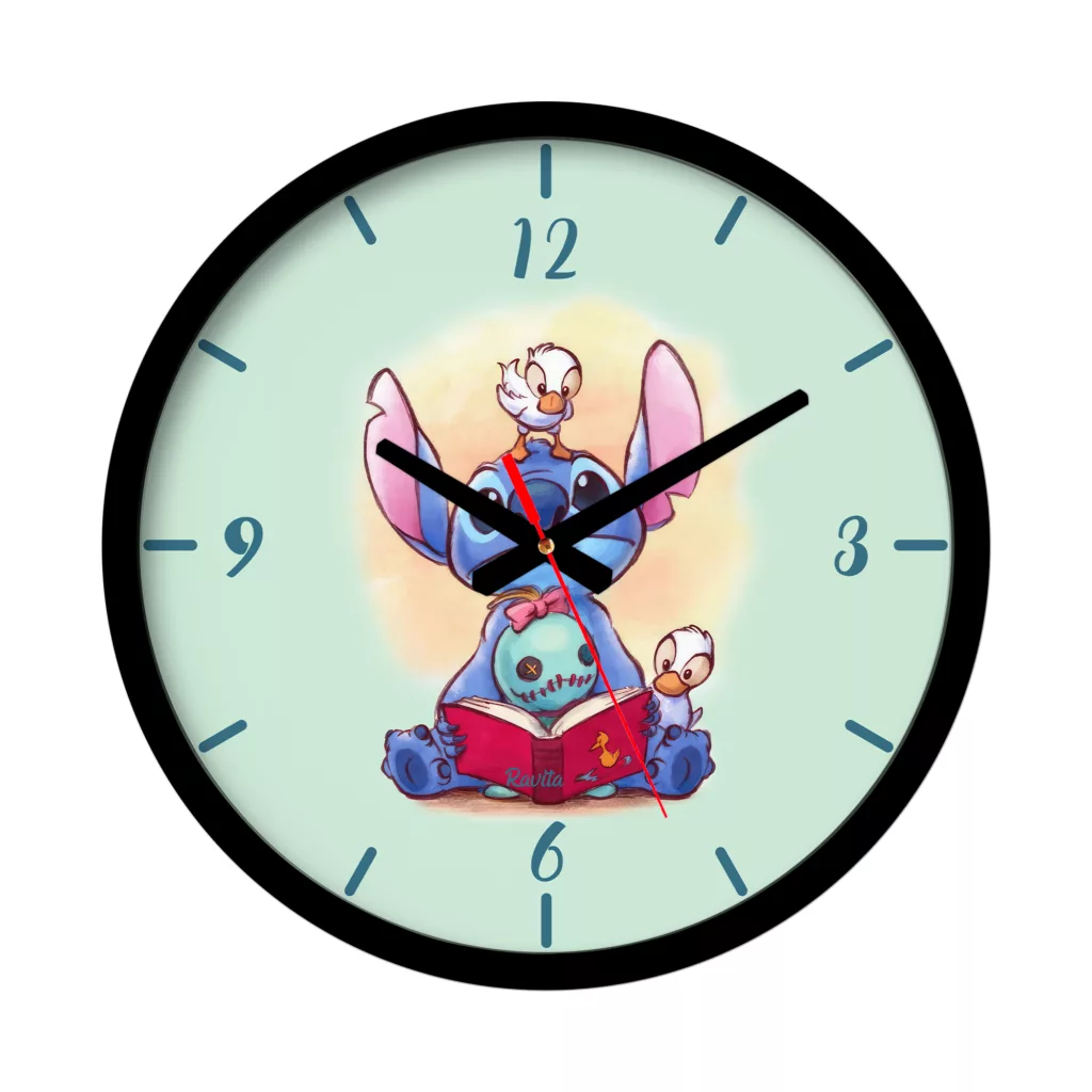 ساعت دیواری کوارتز راویتا مدل استیچ پاتر کد 3605