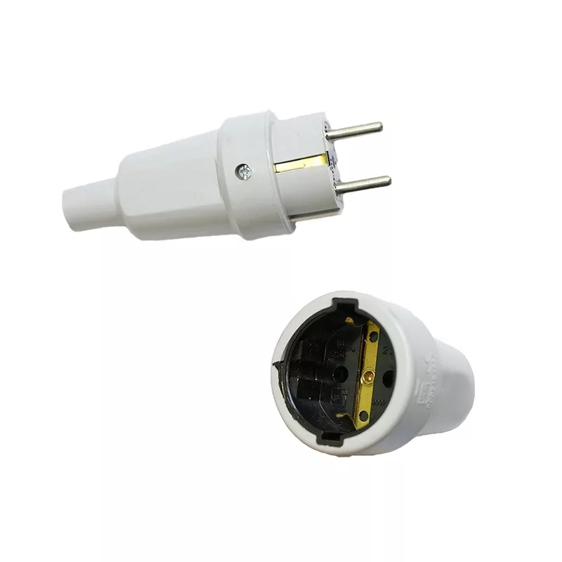 دوشاخه برق فرحان الکتریک مدل FF به همراه مادگی