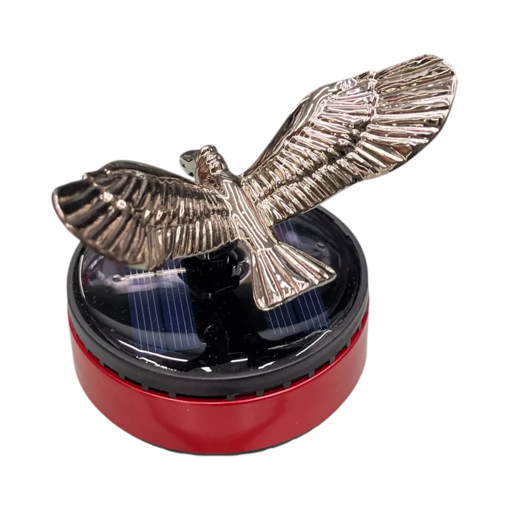 خوشبوکننده  رو داشبوردی خودرو مدل سولار خورشیدی چرخشی طرح پرنده کد RD