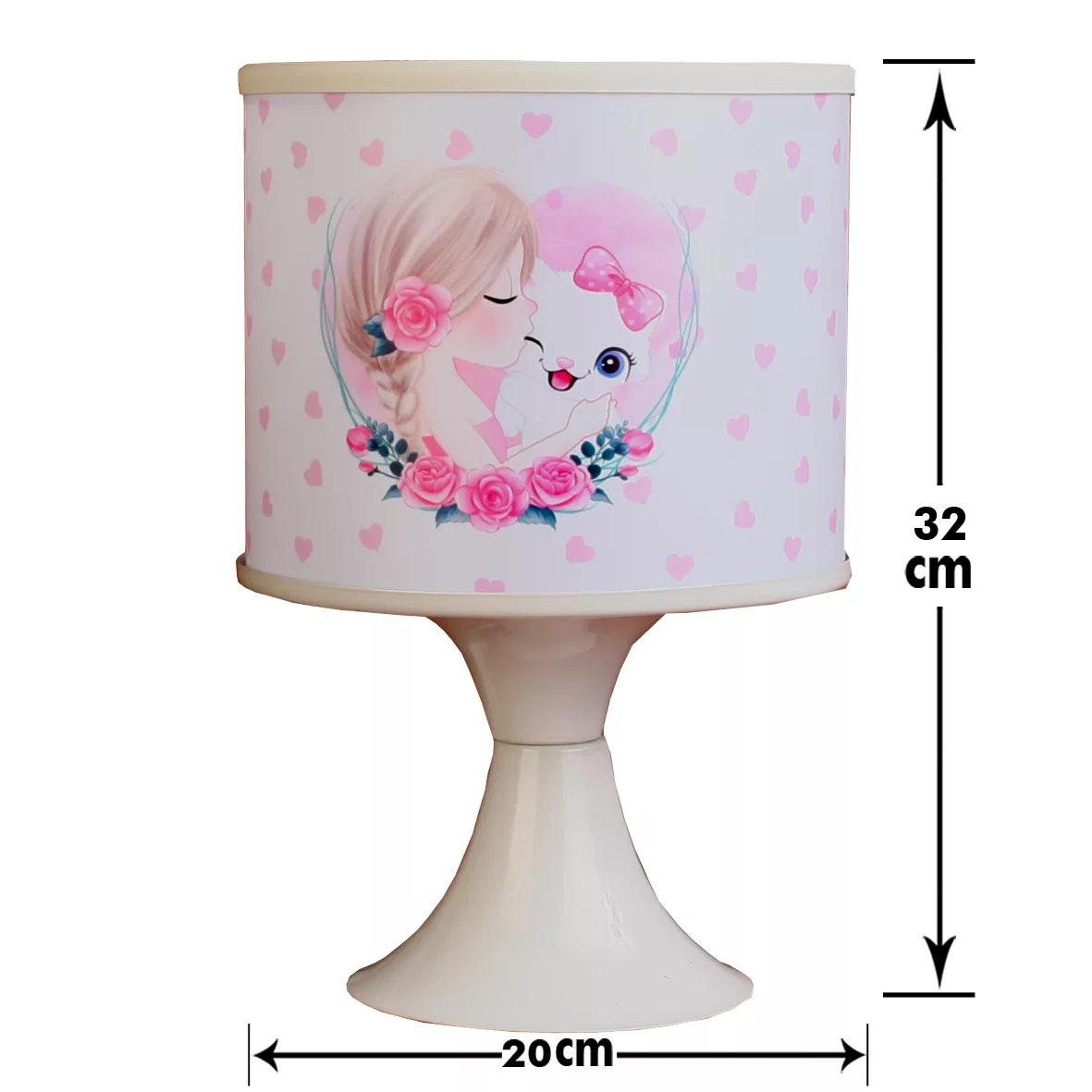 آباژور رومیزی کودک مدل گربه