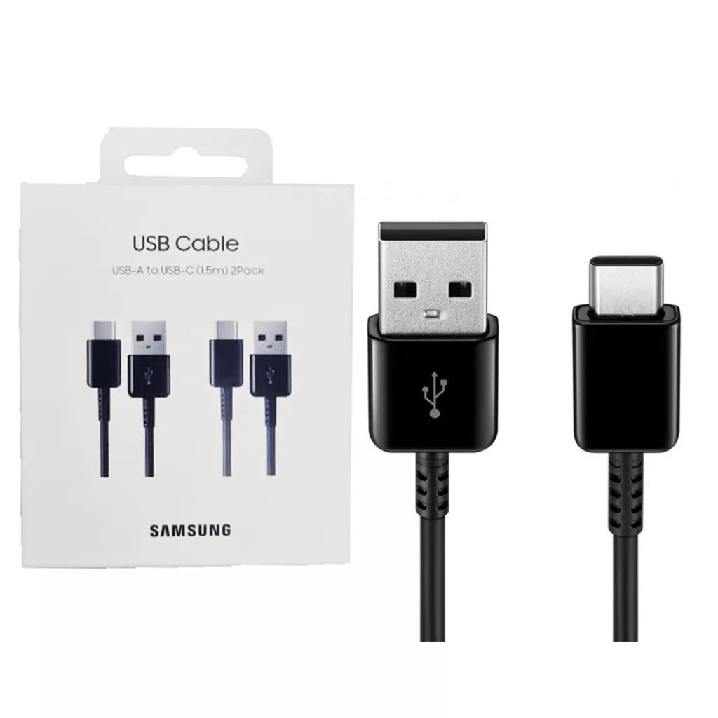 کابل تبدیل USB به USB-C سامسونگ مدل EP-DG930 طول 1.5 متر بسته 2 عددی