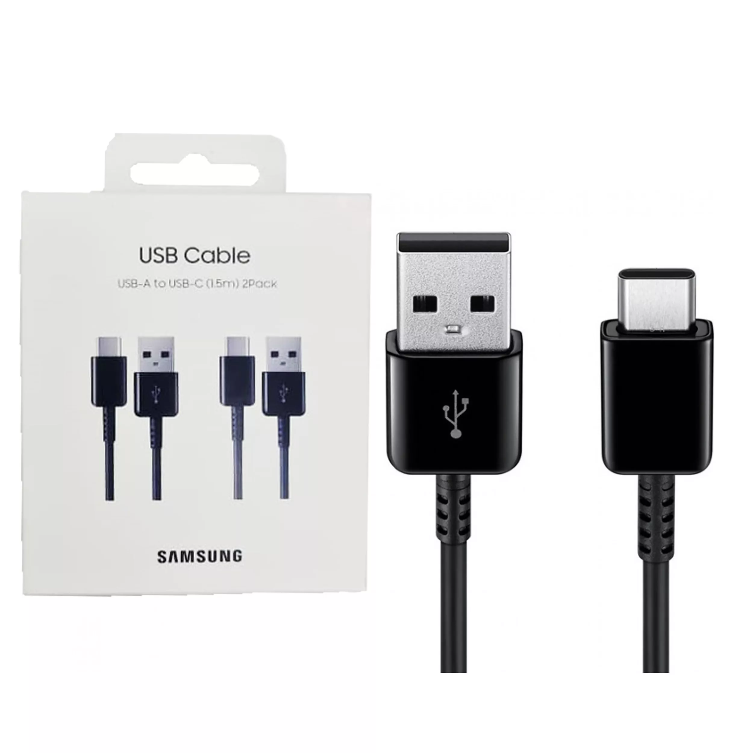 کابل تبدیل USB به USB-C سامسونگ مدل EP-DG930 طول 1.5 متر بسته 2 عددی