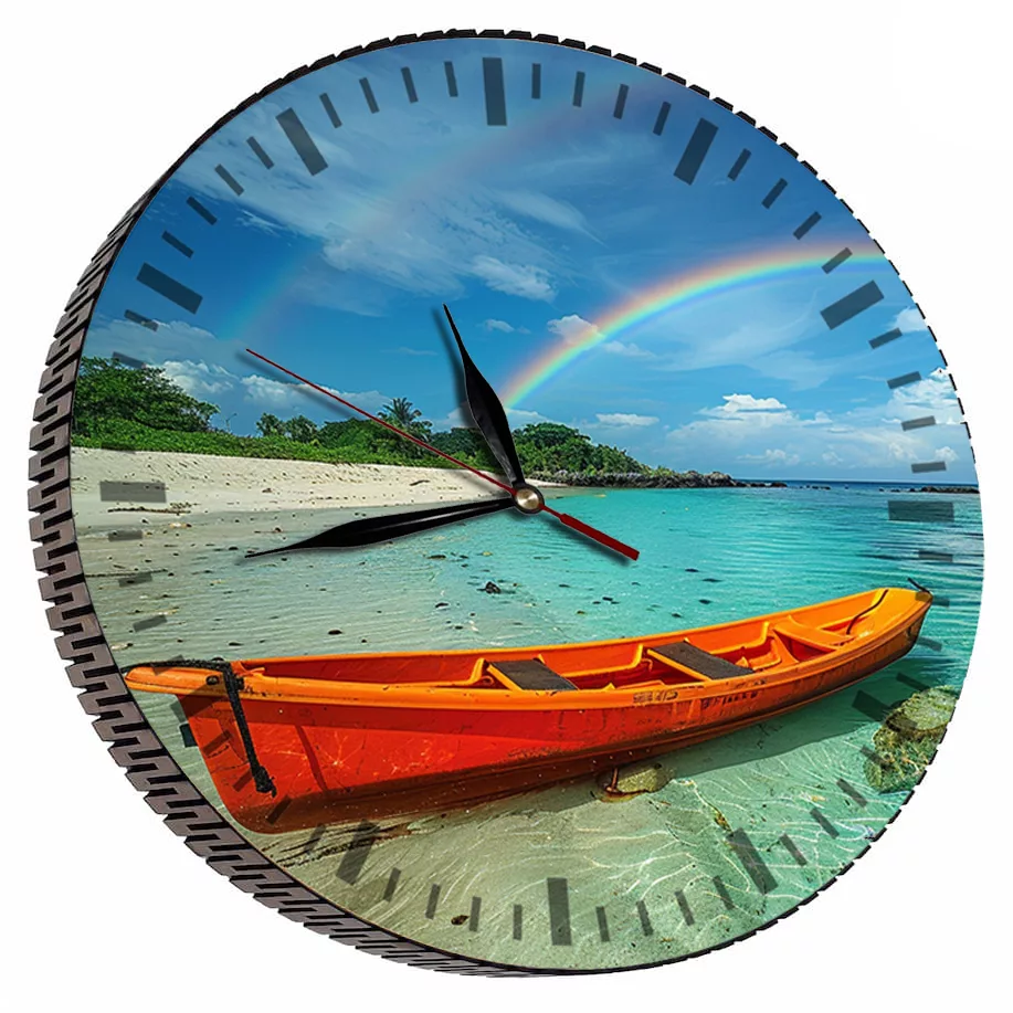 ساعت دیواری مدل رنگین کمان