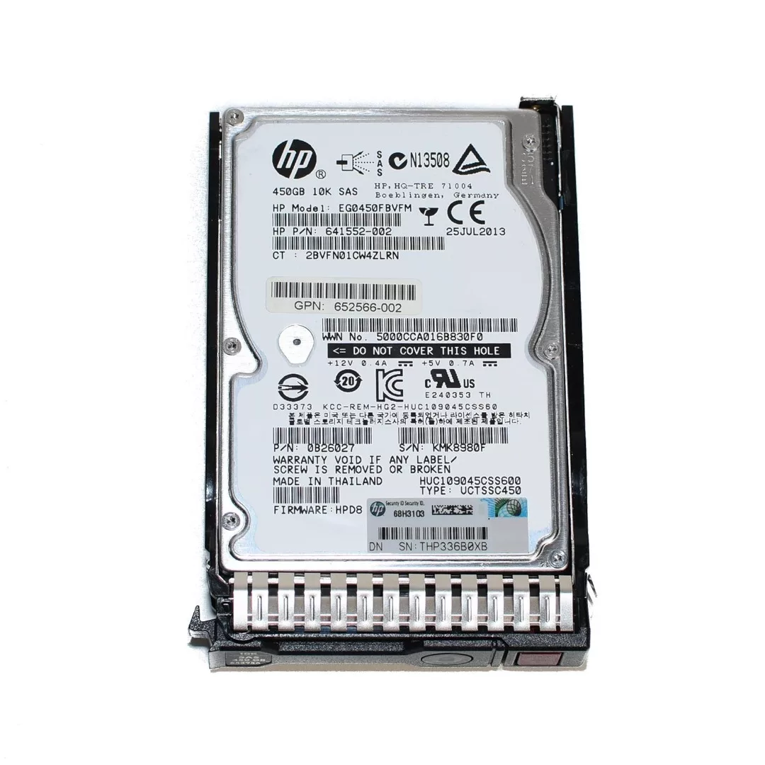 هارد دیسک اینترنال اچ پی مدل 1.2TB SAS 12G 10K AFF SC ظرفیت 1.2 ترابایت