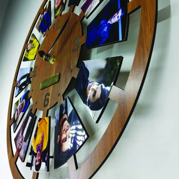 ساعت دیواری آذرلاکچری طرح قاب عکس کد pic02