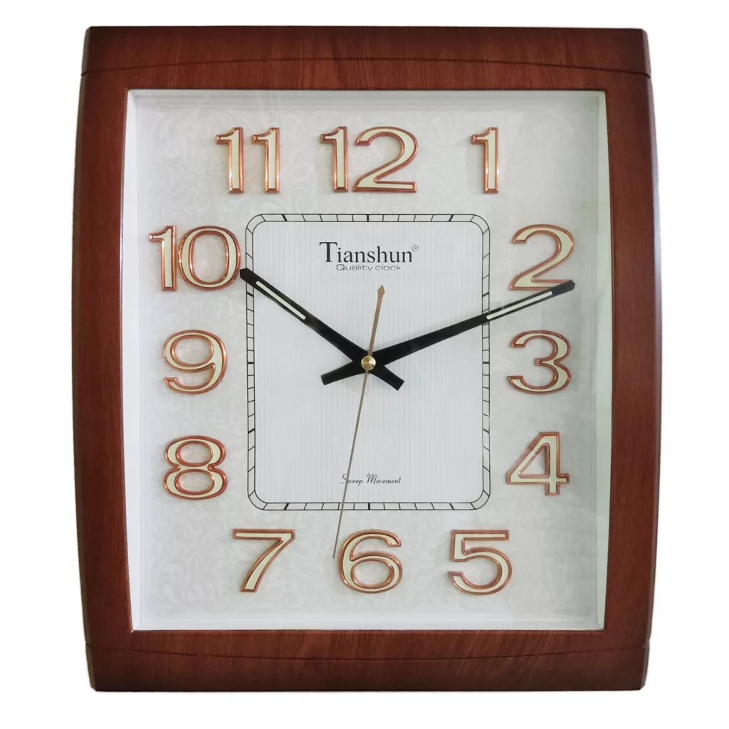 ساعت دیواری تیانشون مدل wood کد 1-2235