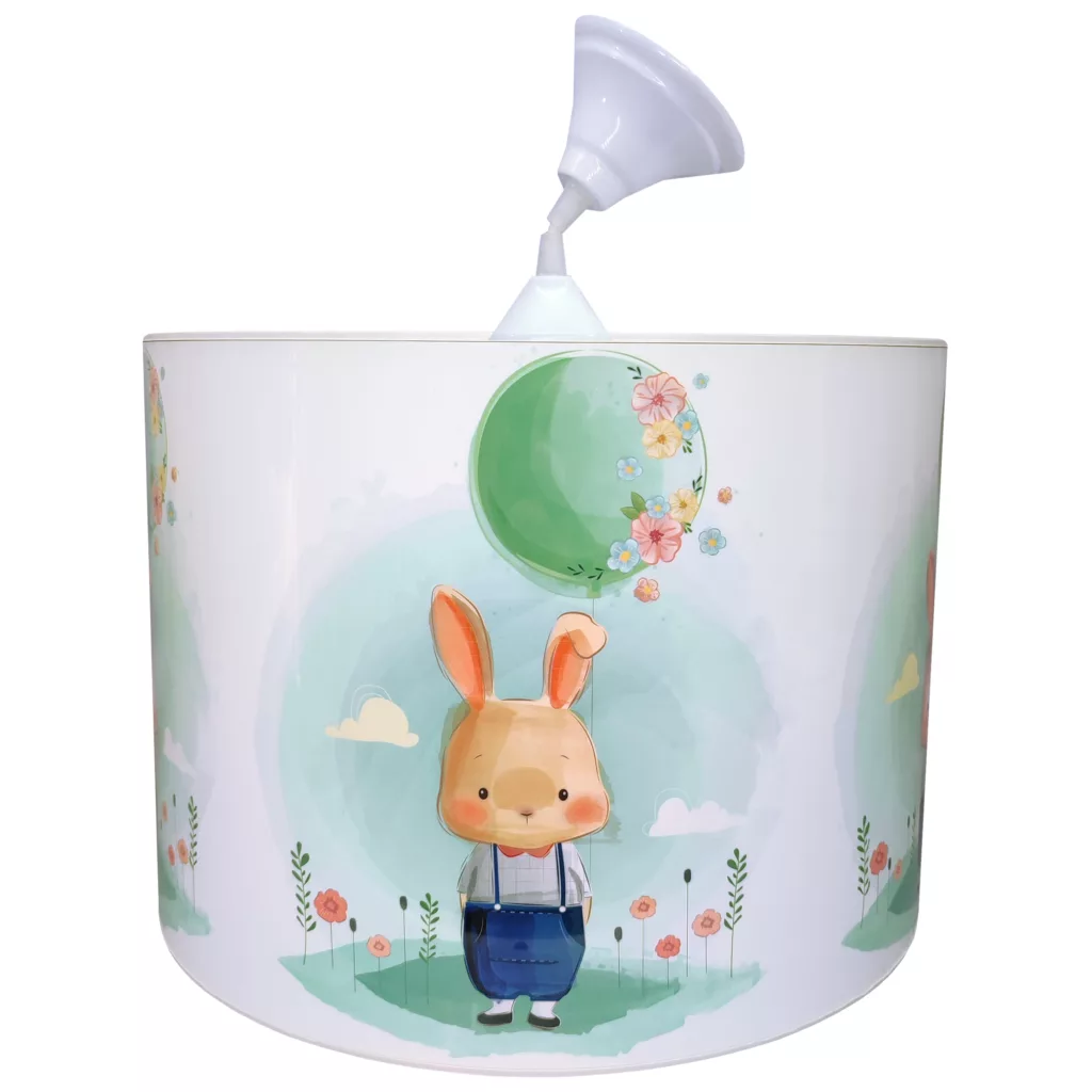 لوستر کودک مدل خرگوش و بادکنک و بیشه