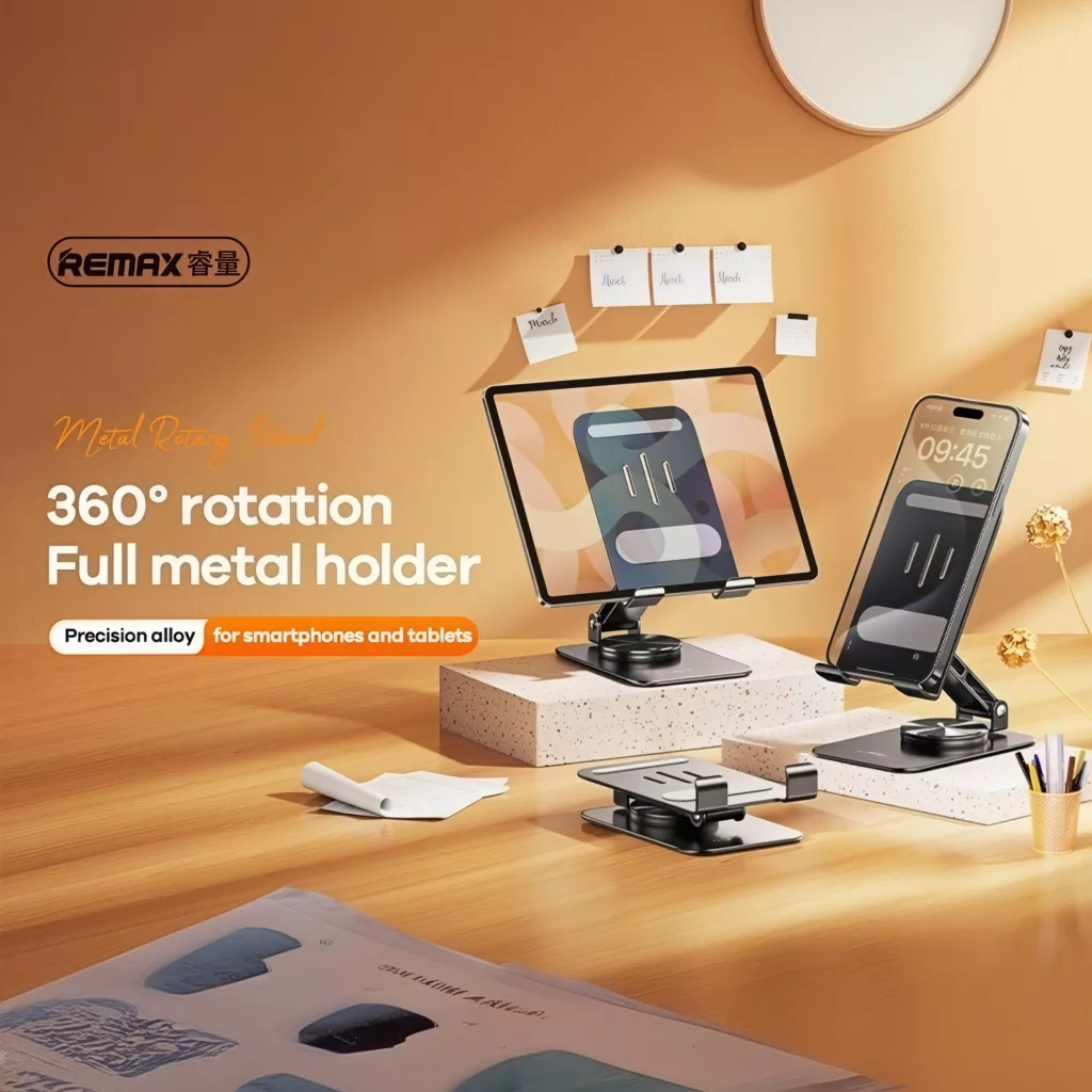 پایه نگهدارنده گوشی موبایل و تبلت ریمکس مدل RM-C38