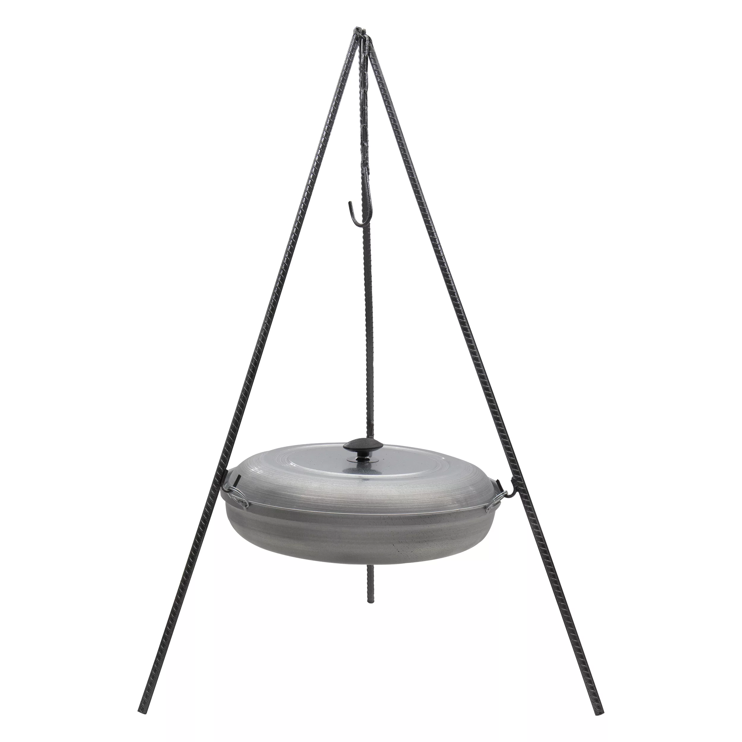 استند و ساج سفری مدل پایه میلگردی به همراه کتری