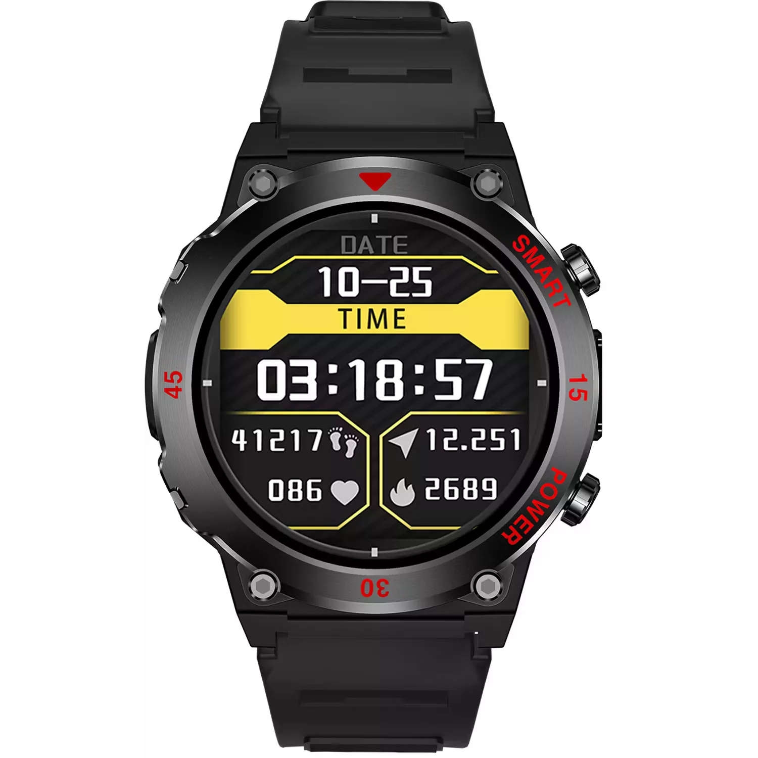 ساعت هوشمند 48 میلیمتری مدل JB8OOUItra بند سیلیکونی