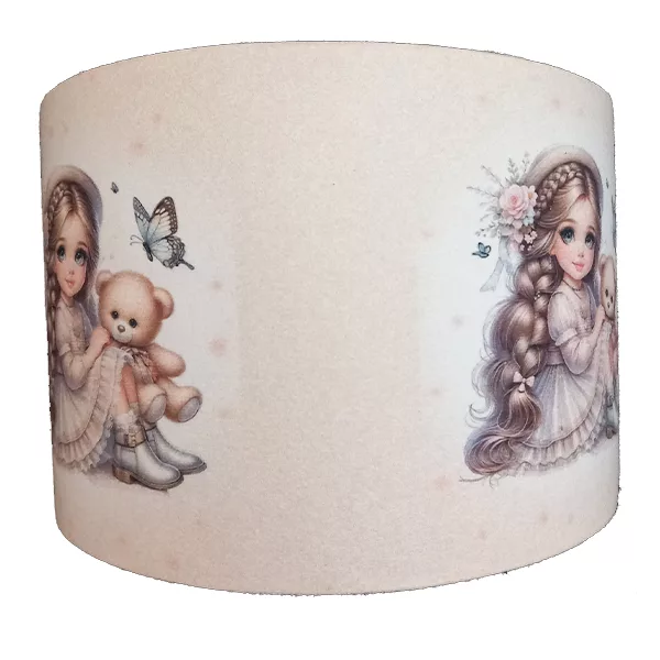 آباژور رومیزی کودک مدل خرسی کد 40229 به همراه چراغ خواب و ساعت