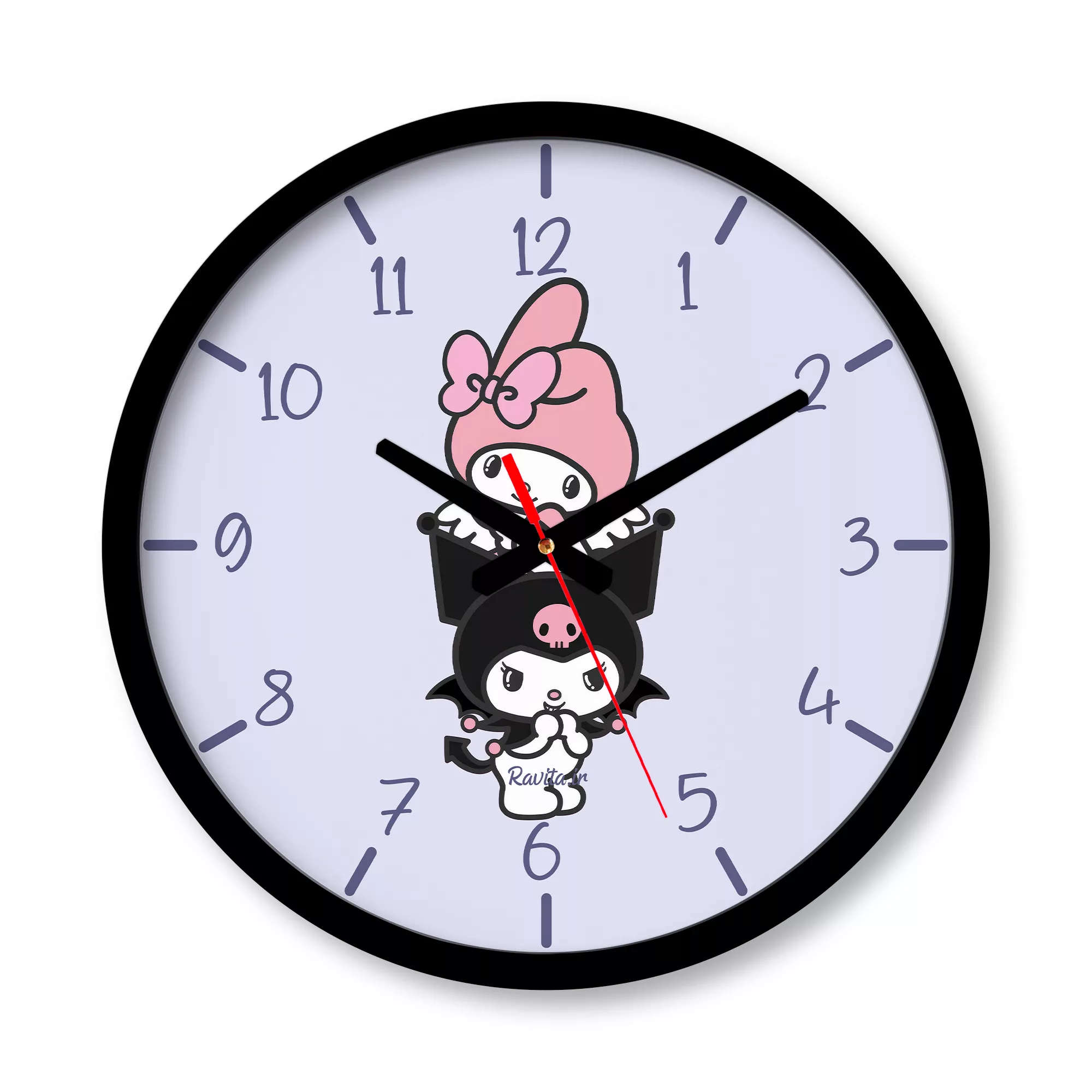 ساعت دیواری راویتا مدل کرومی کد 3601