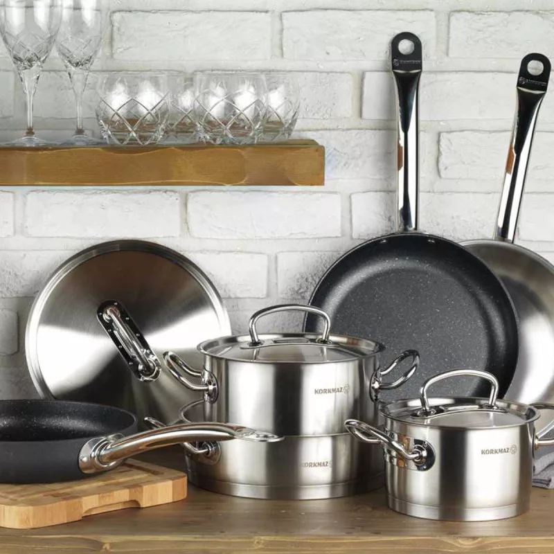 سرویس پخت و پز 9 پارچه کرکماز کد 1150