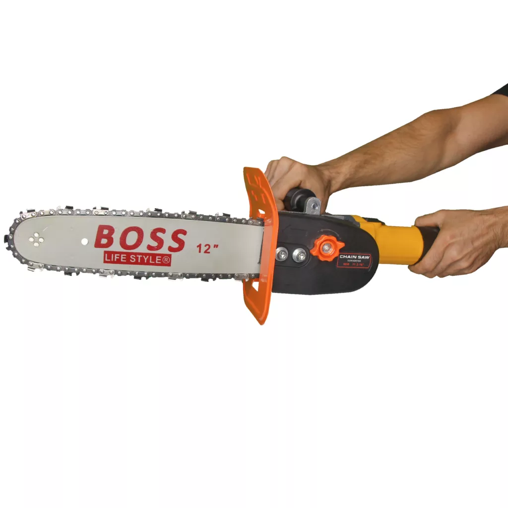 اره زنجیری سرشاخه زن باس مدل 12