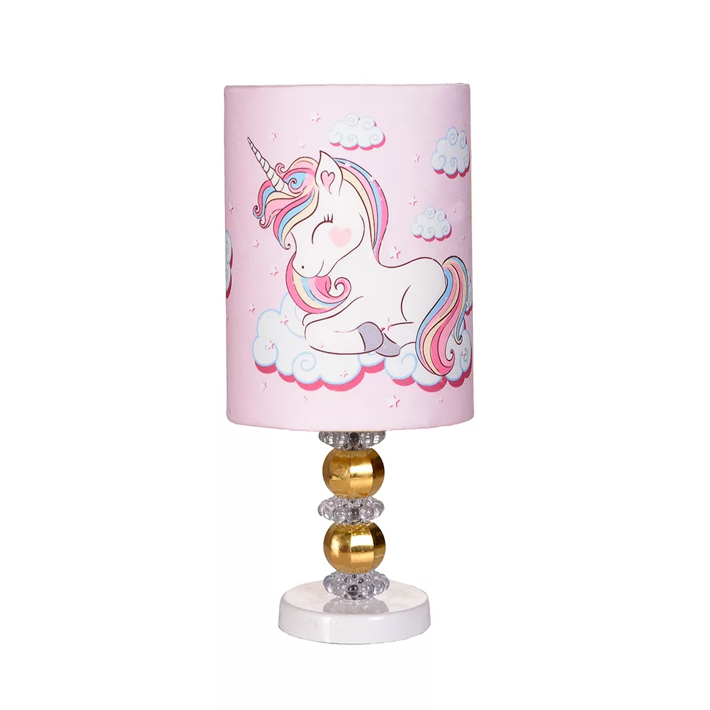 آباژور رومیزی کودک مدل اسب تک شاخ و ماه