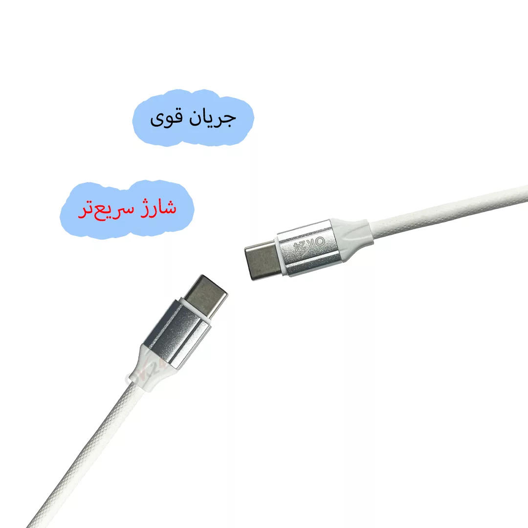 کابل USB-C اوکی 24 مدل TCC Fast Charge طول 1 متر