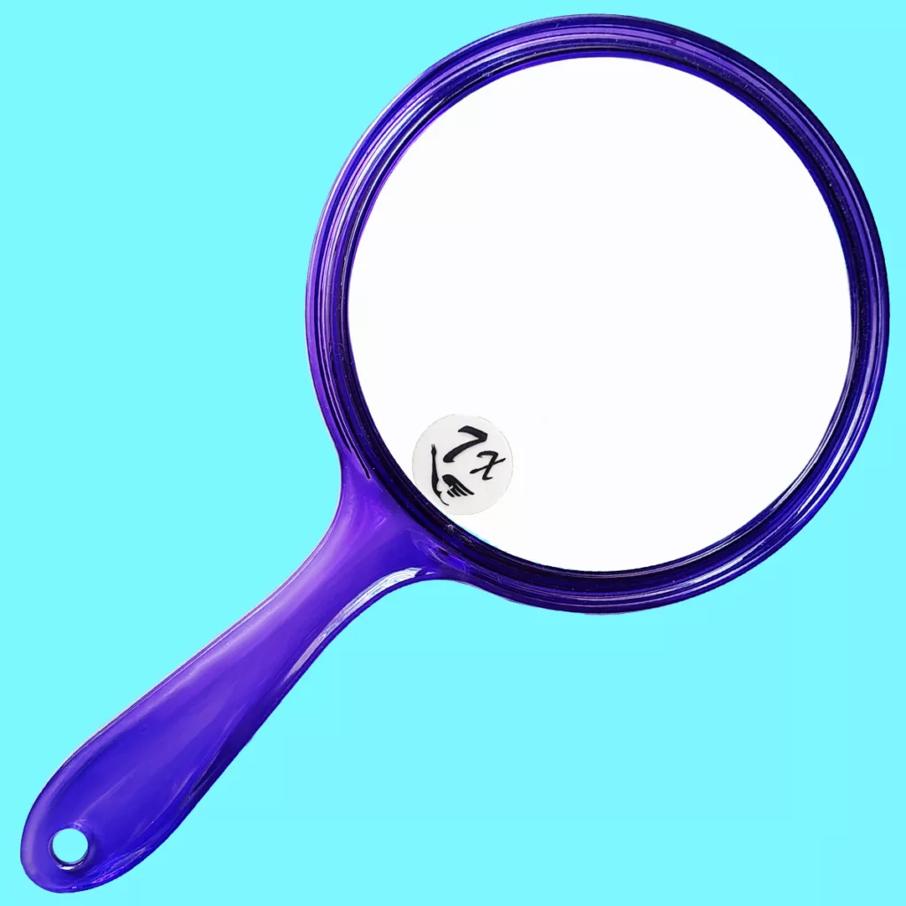 آینه آرایشی دسته‌دار مدل 7XV