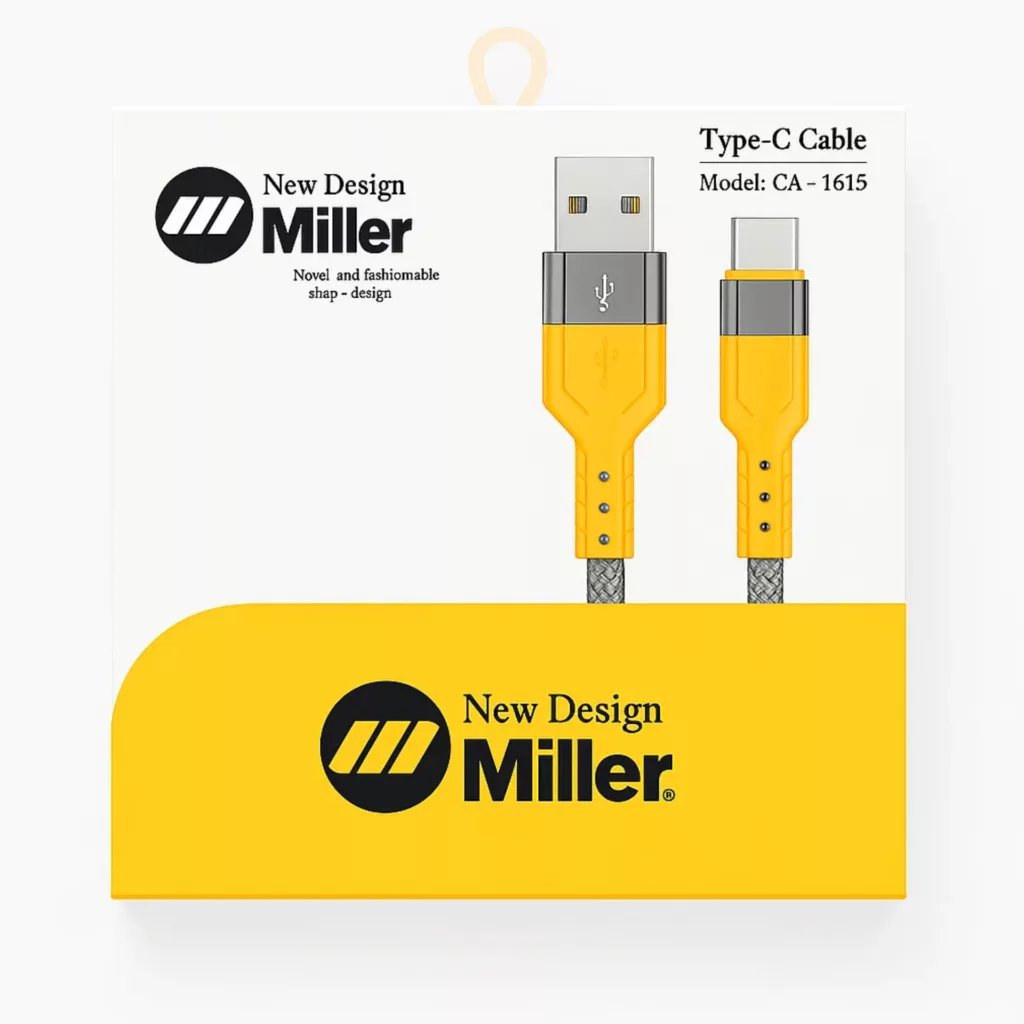 کابل تبدیل USB به USB-C میلر مدل CA-1615 طول 1 متر