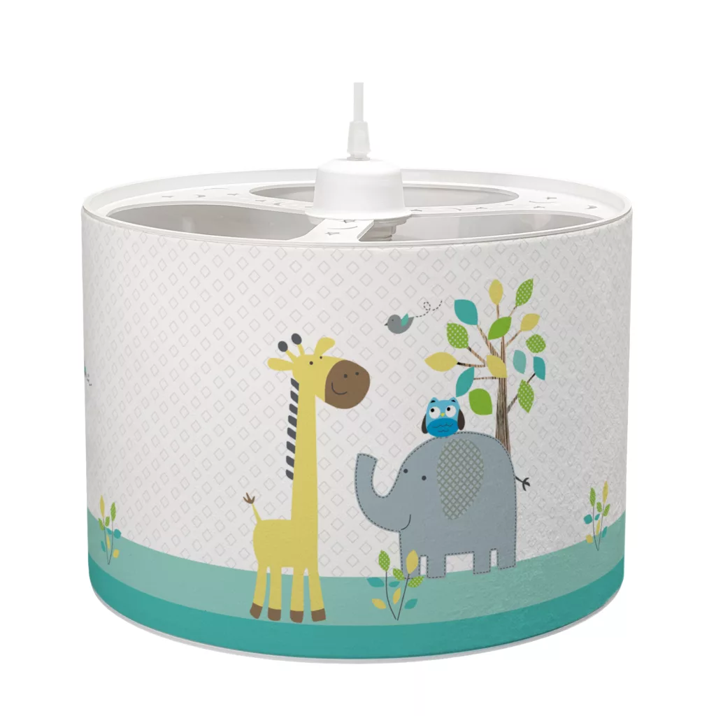 لوستر کودک مامز کیوتی مدل L65 زرافه و فیل