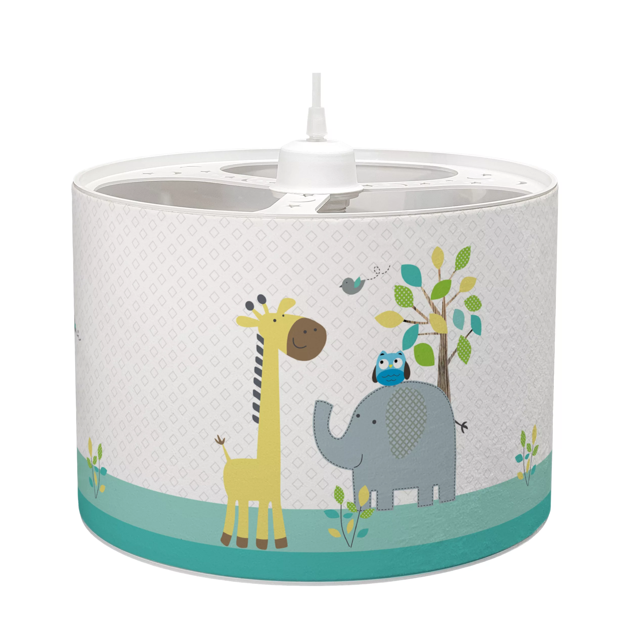 لوستر کودک مامز کیوتی مدل L65 زرافه و فیل