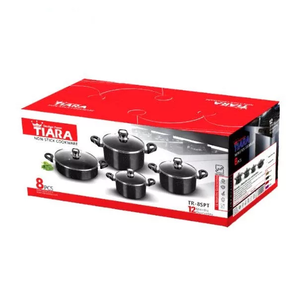 سرویس پخت و پز 8 پارچه تیارا مدل دو رو کد TIA-25