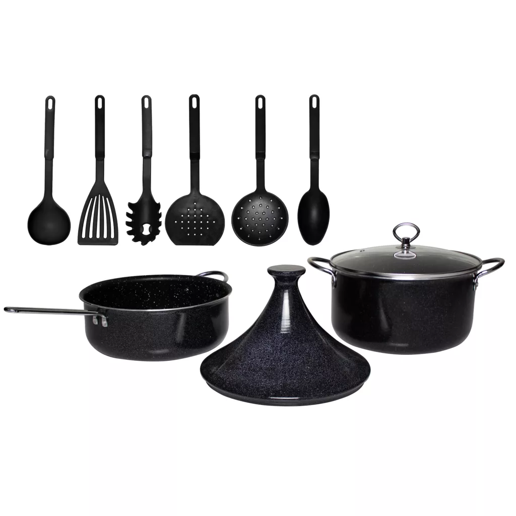 سرویس قابلمه گرانیتی 10 پارچه لیدوما مدل اکولید پلاس