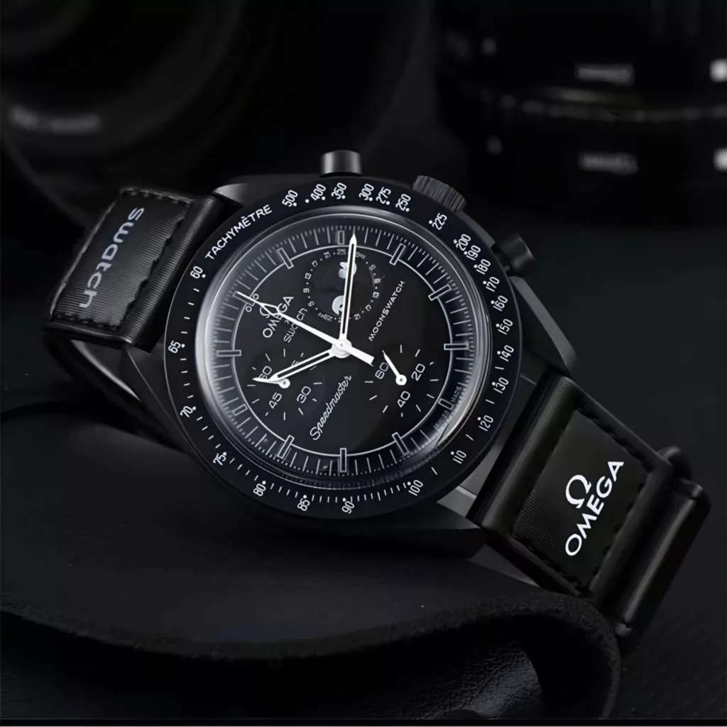 ساعت مچی عقربه‌ای کوارتز مدل کلاسیک سه موتور فعال کرنوگراف بند چسبی کد 1