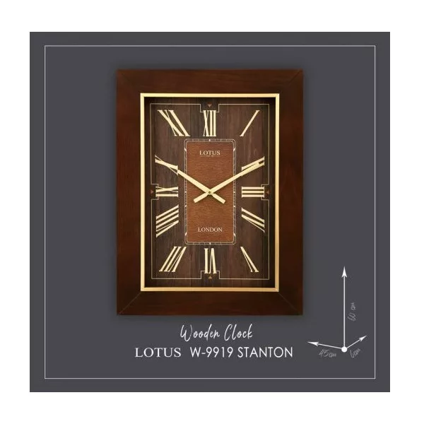 ساعت دیواری لوتوس مدل W-9919-STANTON