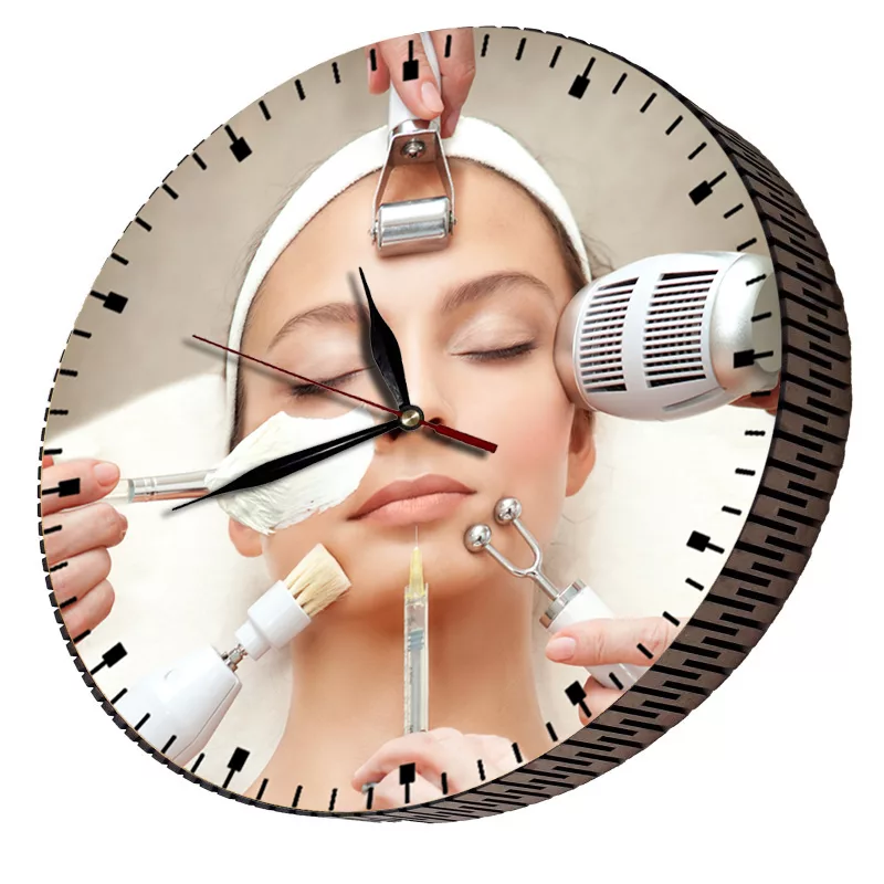 ساعت دیواری مدل  پوست و زیبایی