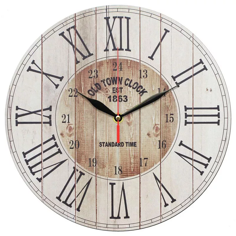 ساعت دیواری طرح چوب کد 1381