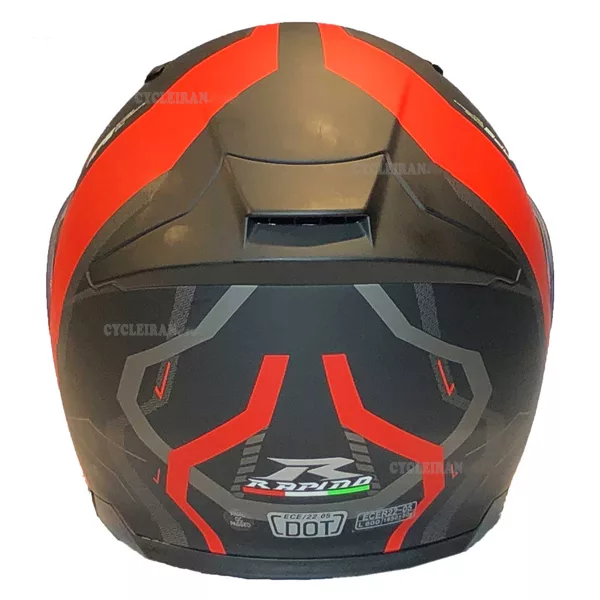 کلاه کاسکت راپیدو مدل فک متحرک عینک دار کد LIN_BR