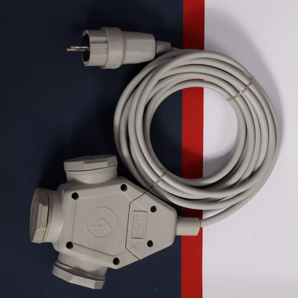 سه راهی برق سیار کاوه مدل صنعتی پرقدرت کد 2M