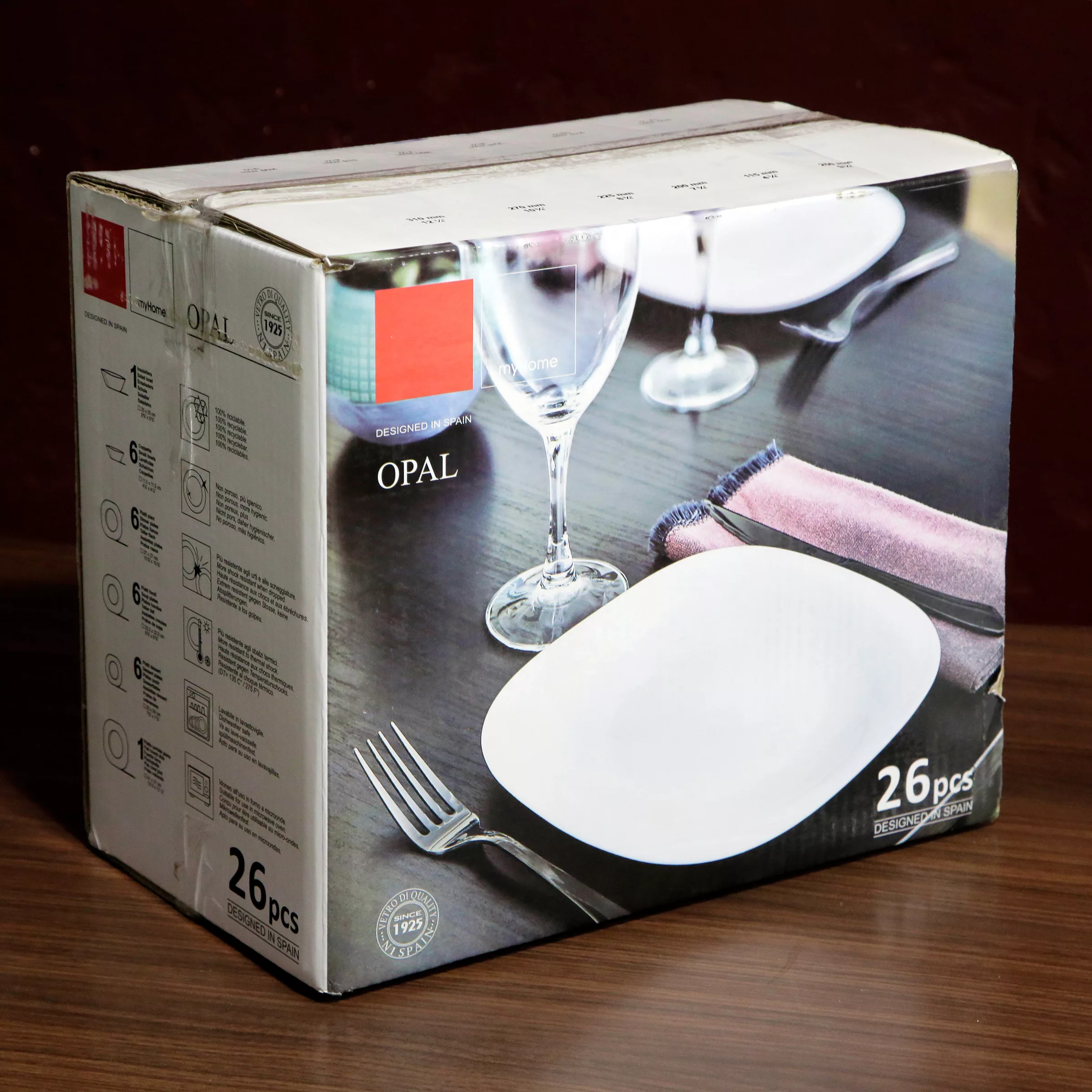 سرویس غذاخوری 26 پارچه اپال مدل آرتا