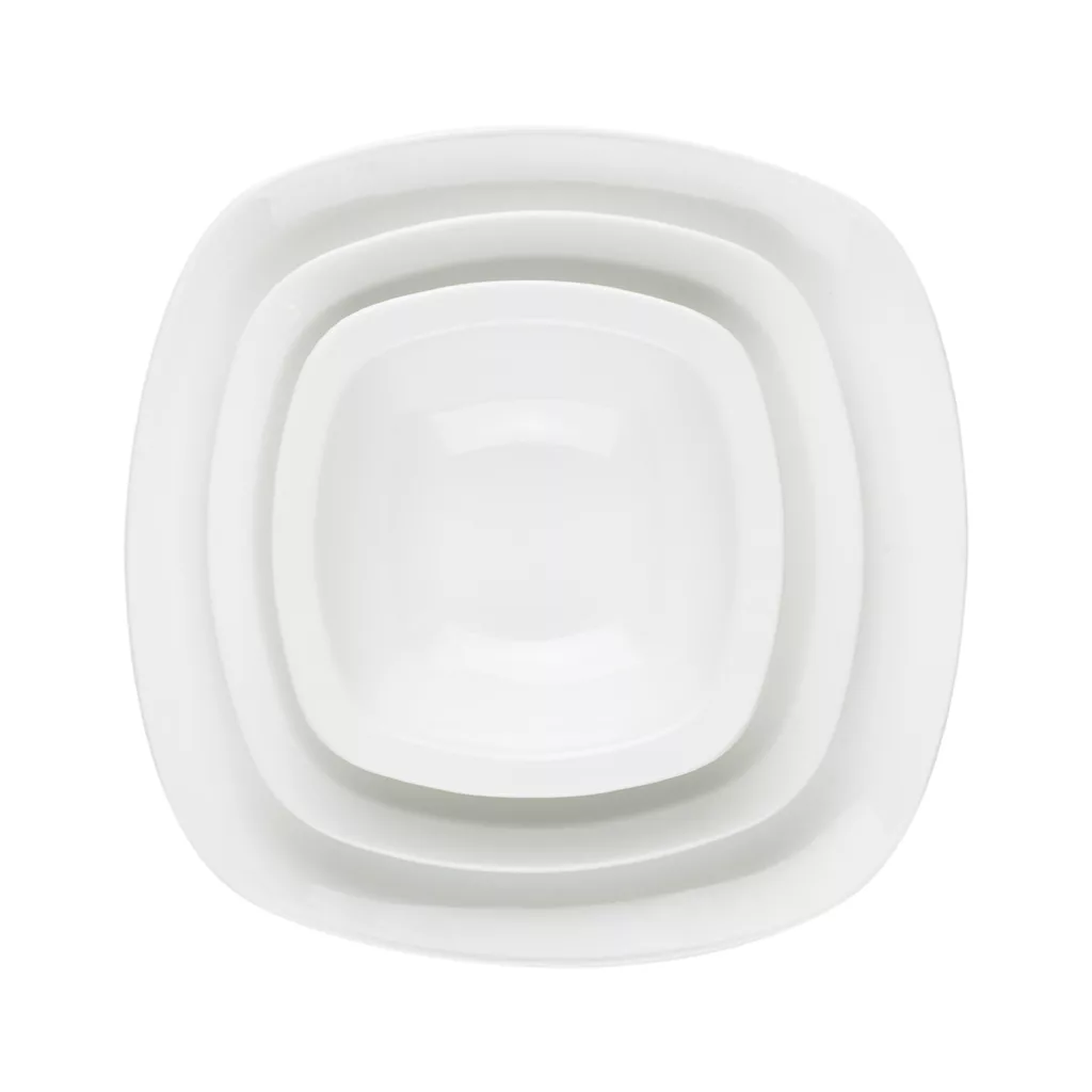 سرویس 27 پارچه چینی زرین ایران مدل کواترو سفید درجه عالی