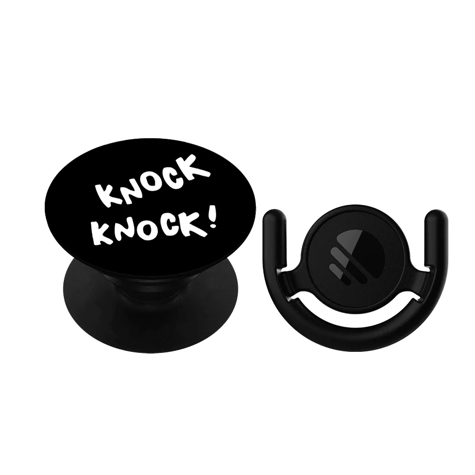 پایه نگهدارنده گوشی موبایل پاپ سوکت مگافون طرح ناک ناک مدل 9116 به همراه پاپ کلیپ