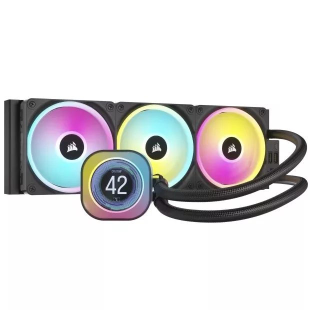 سیستم خنک‌کننده آبی کورسیر مدل iCUE LINK H150i LCD
