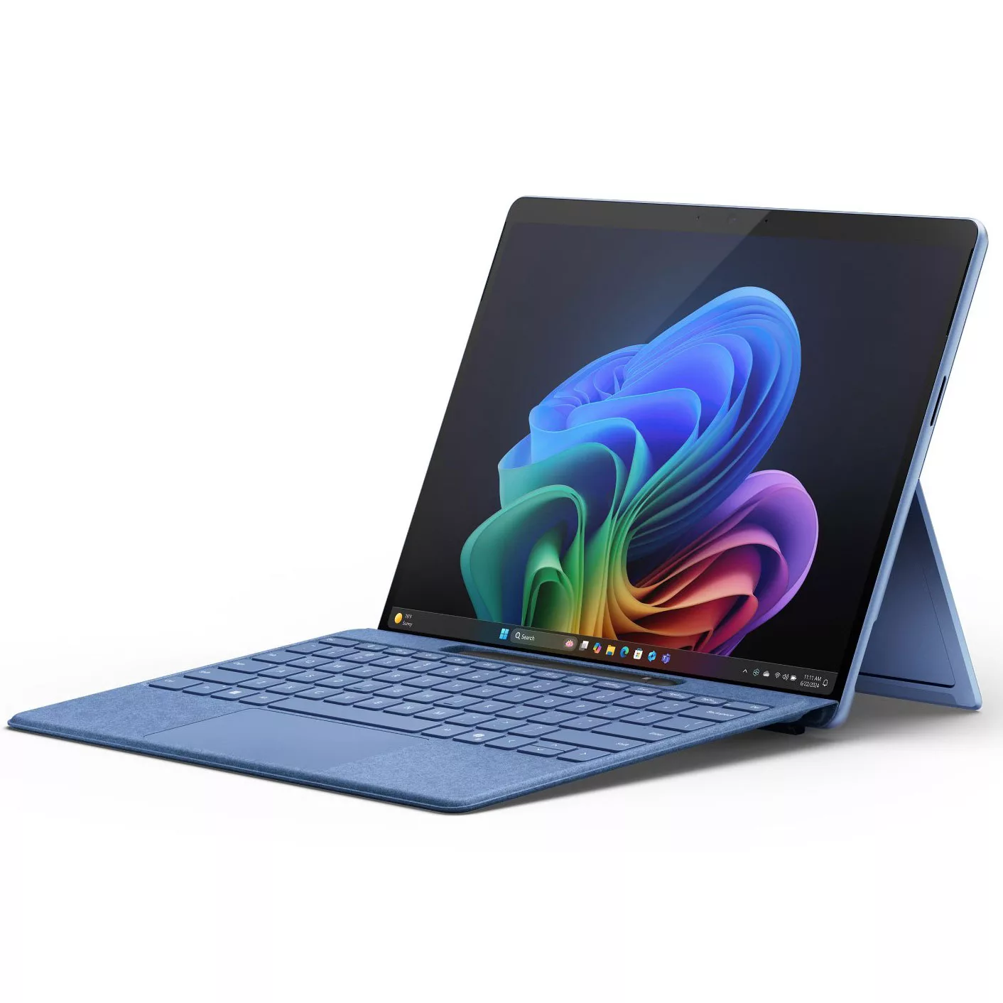 تبلت 13 اینچی مایکروسافت مدل Surface Pro 11-Snapdragon X Elite OLED ظرفیت 1 ترابایت و رم 32 گیگابایت به همراه کیبورد Surface Pro Copilot