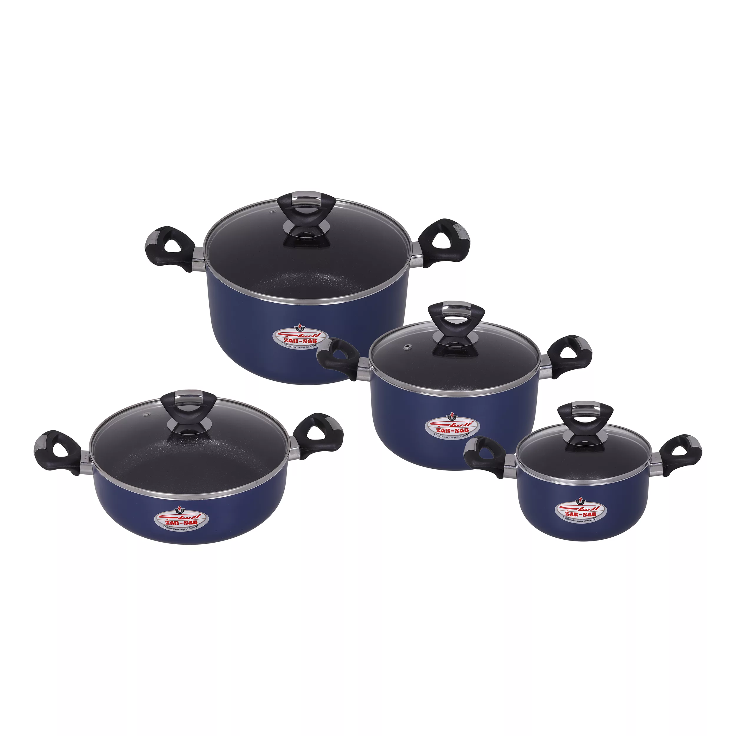 سرویس پخت و پز 8 پارچه زرساب مدل گرانیکو کد gc7350