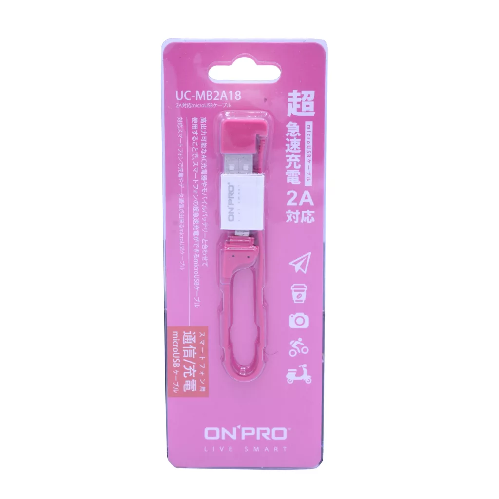 کابل تبدیل USB به microUSB آنپرو مدل UC-Micro طول 0.18 متر