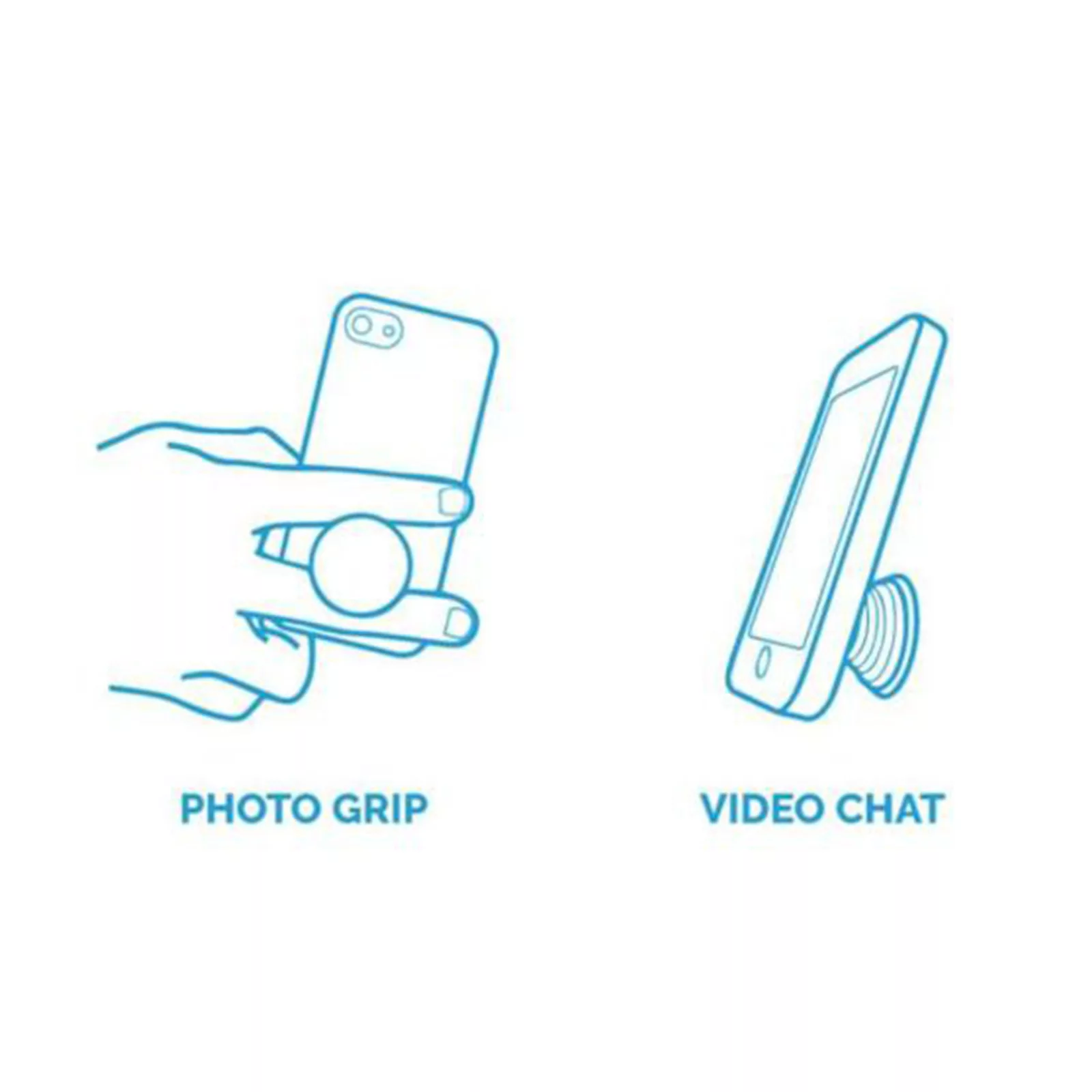 پایه نگهدارنده گوشی موبایل پاپ سوکت طرح دخترانه